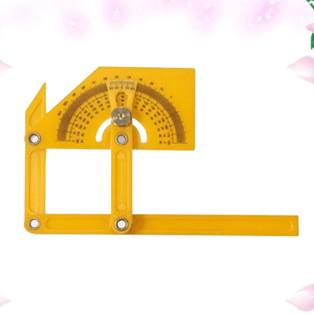 

Protractor Ruler Wood Working Measuring Tool Angle Finder For Construction Cabinet Making 0°-180° Plastic T-Bevel