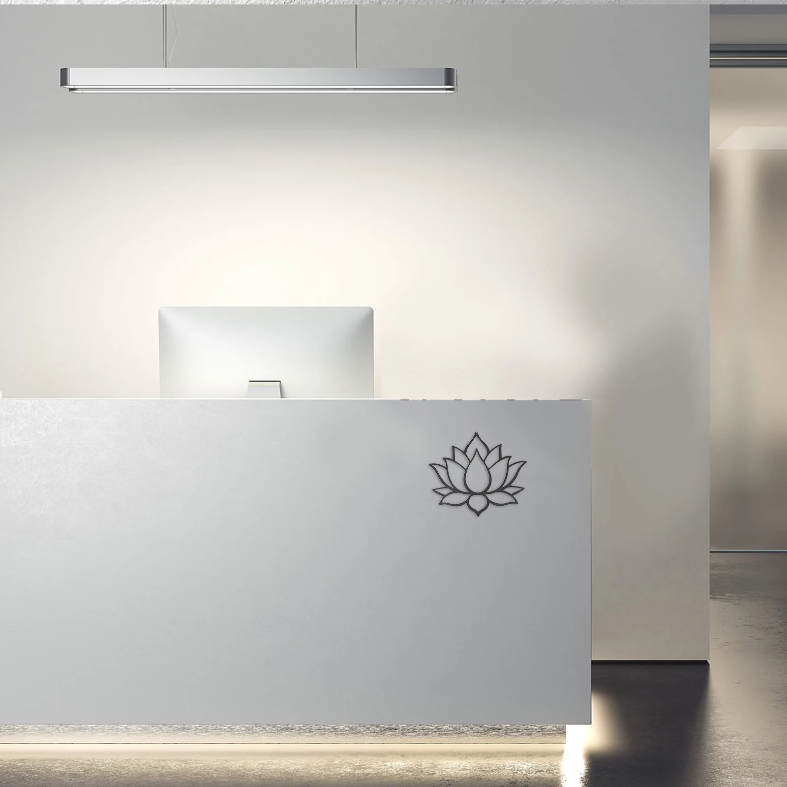 

1pc Iron Room Hanging Craft Wall Ornament Home Office Iron Living Room Pendant Flower Pendant Flower Decor Decor