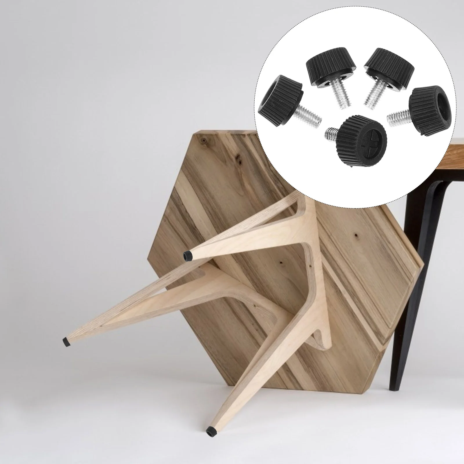 

20pcs Adjustable Furniture Leveler M6 Screw On Heavy Duty Legs For Tables Shelves Leveling Feet Floor Protector Base