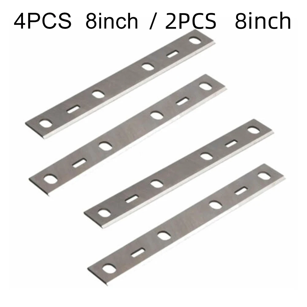 2/4 pezzi 210x22x1.8mm lame per pialla in legno da 8 pollici PT85 Kity PT8500 schepach HT850 parti di utensili elettrici per la lavorazione del legno