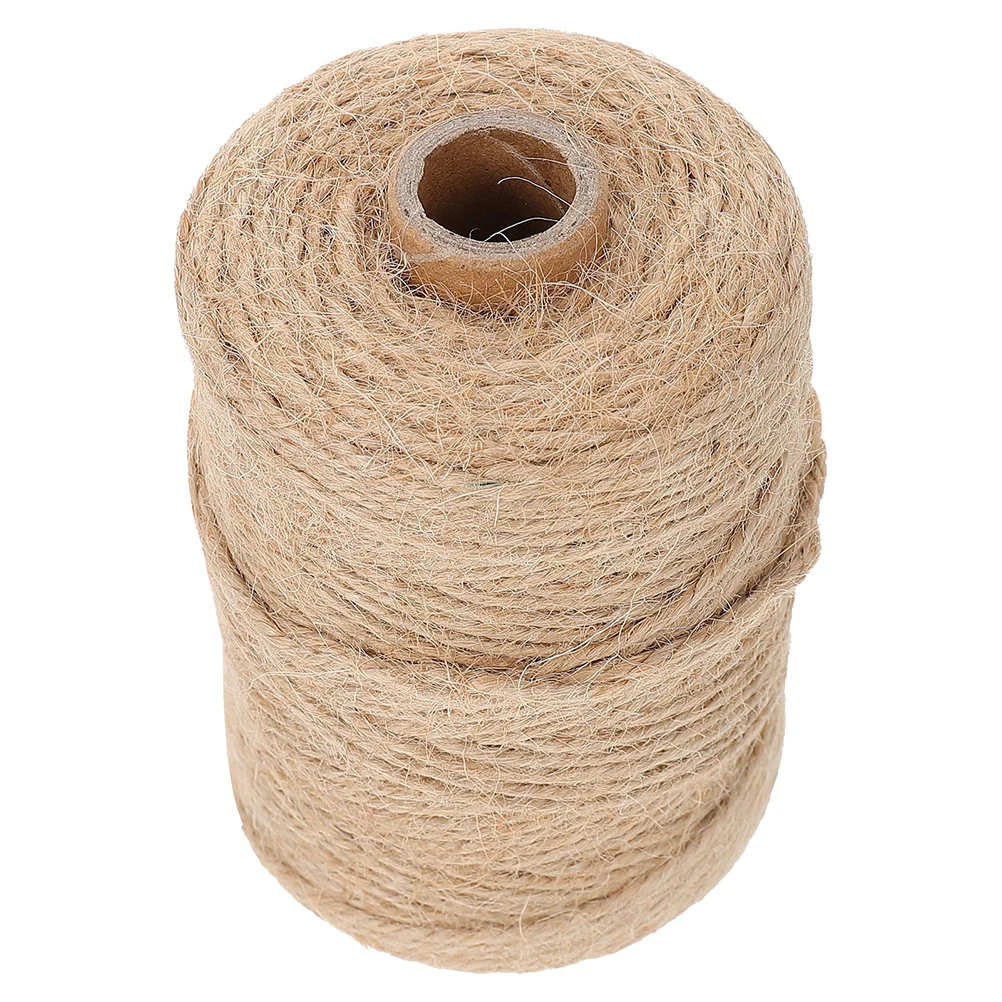 

1 Roll Craft Hemp Rope Natural Decorative Twine for DIY Gift Packaging Wedding Party Supplies Handmade Jute String