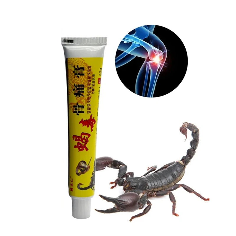 5PCS Scorpion Relief Pain Cream Rheumatism Arthritis Muscle Pain Ointment Joint Shoulder Painkiller Activating Plaster