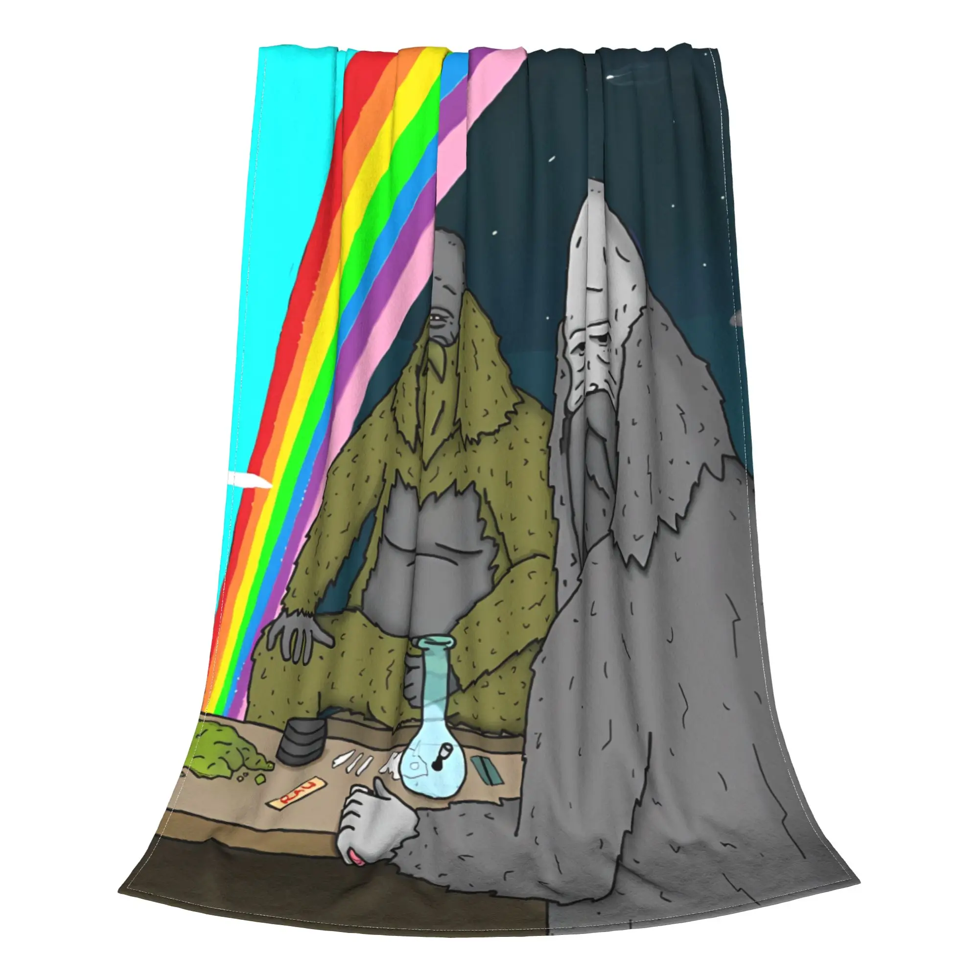 1PC Secret Sasquatch Society The Big Lez Show Home Room Decorations Winter Blankets For Adults Bedding Home Interior Sofa Knee