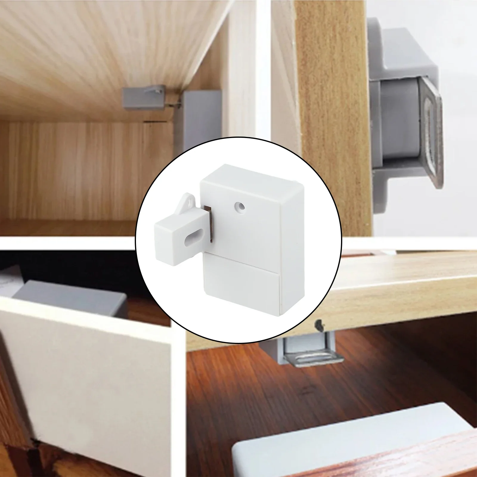 Compact Security Lock Digital Drawer Lock Home Security 86*64*29mm Invisible Compact Design Reliable Secure Lock