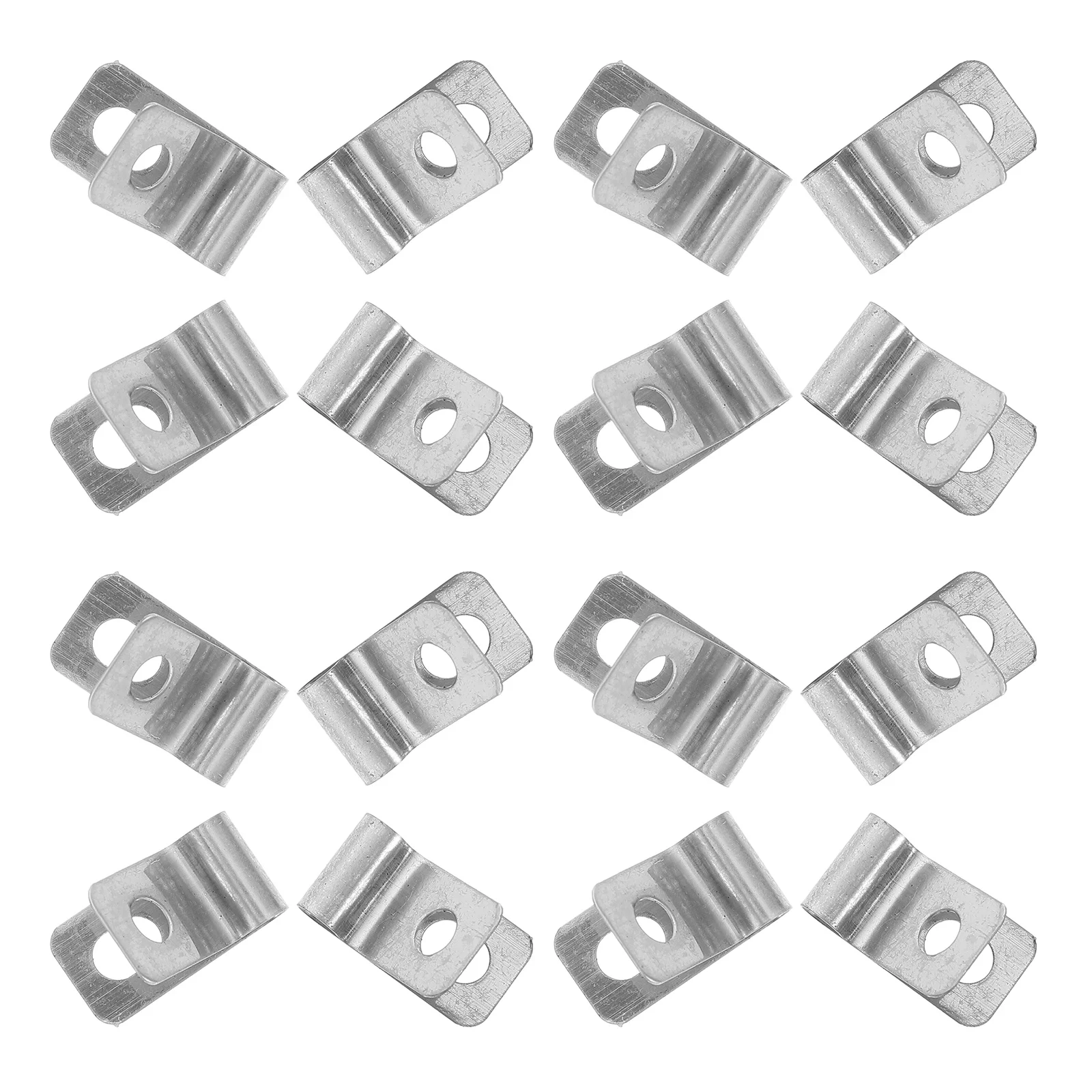 

100Pcs Livestock Fence Clips Stainless Steel Metal Wire Clip Heavy Duty Weather Resistant for Farm Garden Fencing Secure Welded