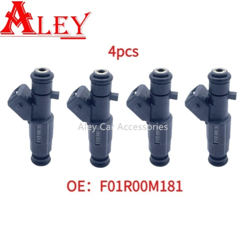 4pcs F01R00M181 Fuel Injector for Chery E5 For Changan CX20 Yuexiang V3 Benben JL473Q1 JL473QF Car Accessories