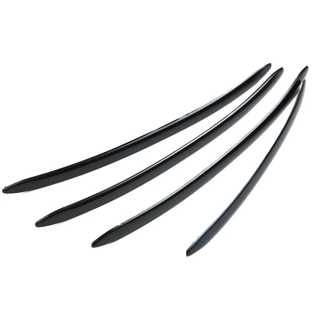 4Pcs/set Black Stainles Steel Stripe Trim Car Door Handle Trim For BMW 5 Series F10 F18 F11 2011-2021 Car Exterior Accessories