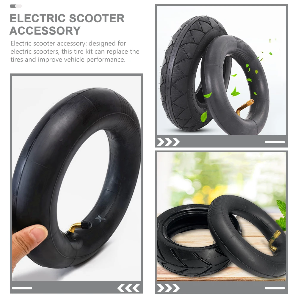 

Electric Scooter Tire Set Tube Inner Tubes for Scooters Wheel Little Dolphin Black