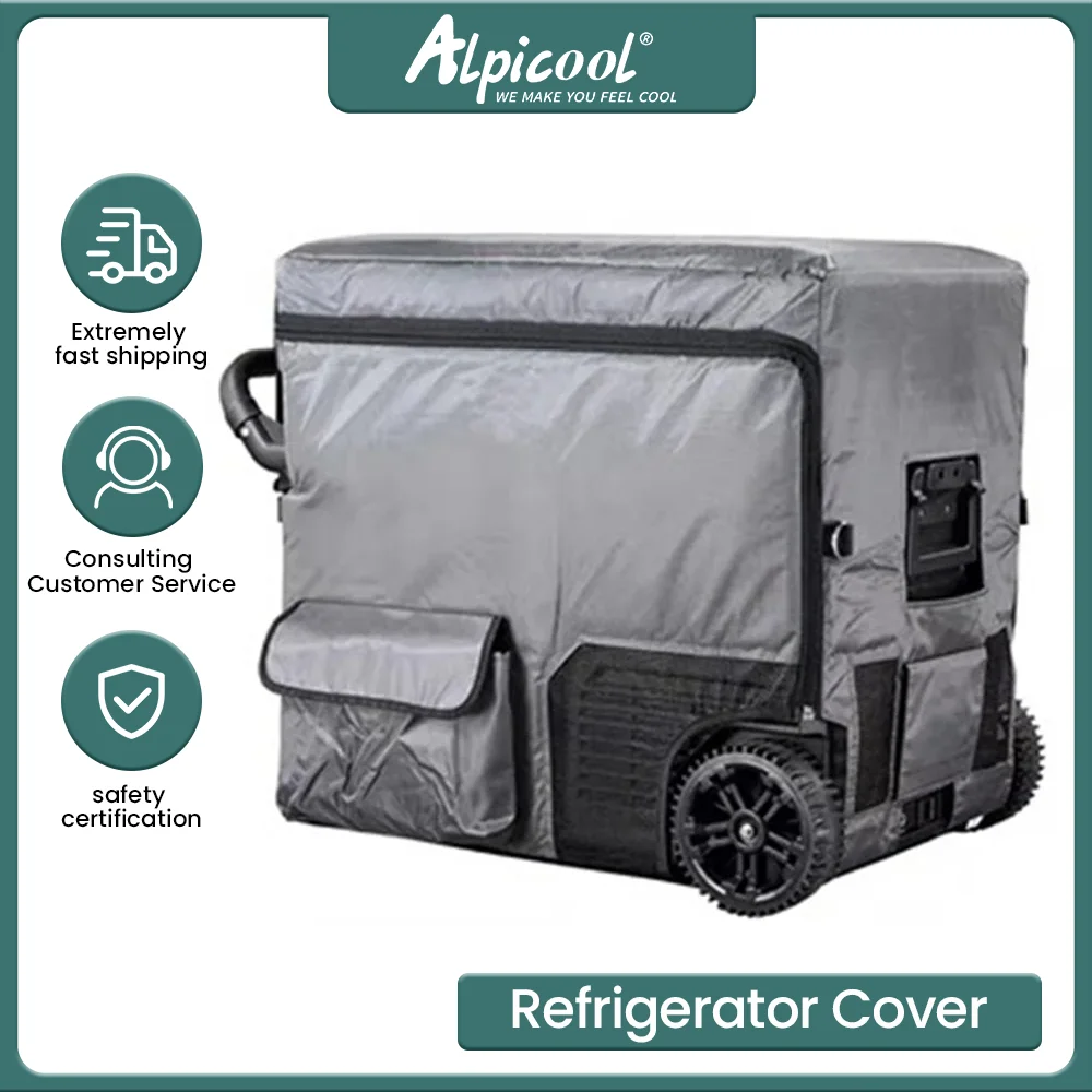 Alpicool Car Refrigerator Storage Bag Portable Carry Bag 0L-100L for Mini Fridge Keep Cooling Drip-proof (Fridge not included