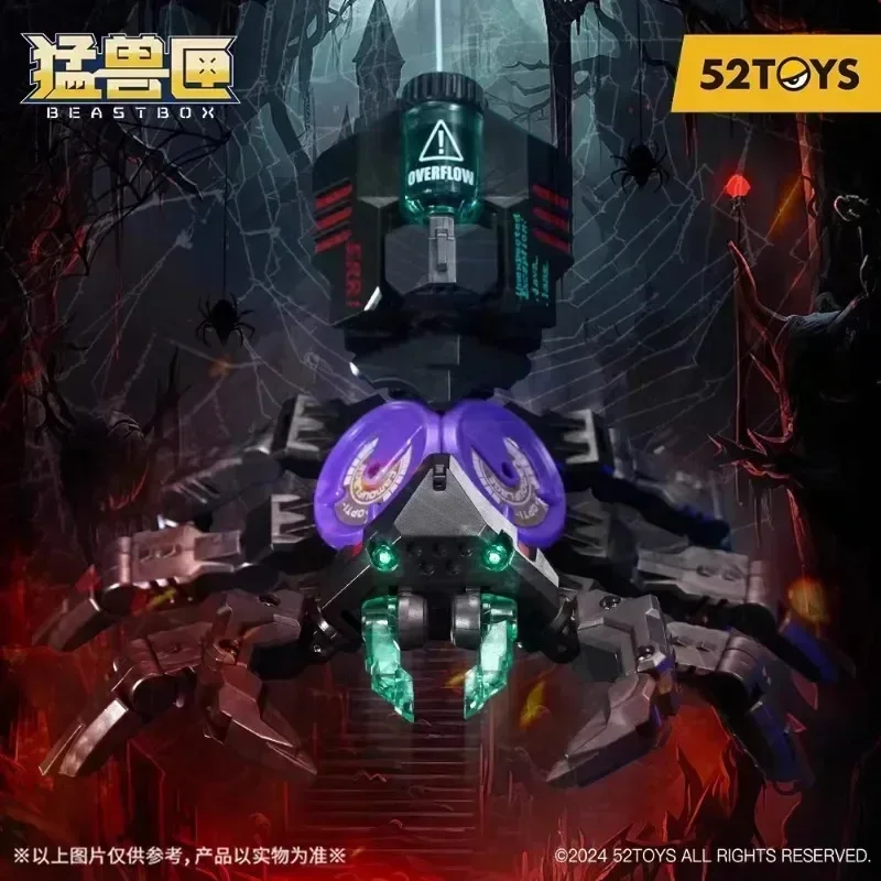 52TOYS Transformation BEASTBOX Series BB12ER BB-12ER ERORIS Black Spider Fidget Spinner ERORIS Action Figures Gift Toys In Stock