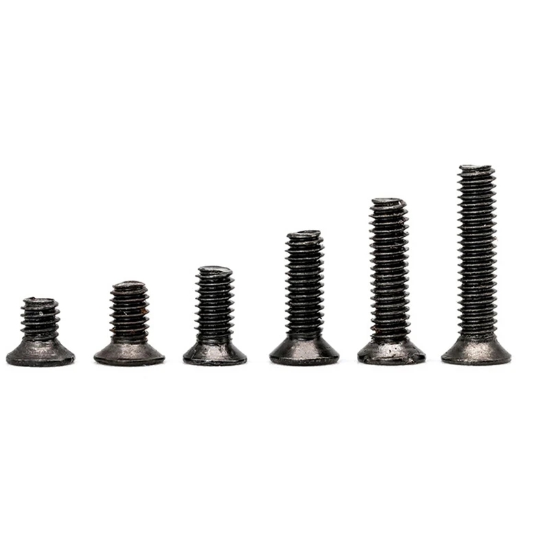 

720 шт. мини-набор винтов с потайной головкой M1.4 M1.7 M2 M2.5 M3 из углеродистой стали для компьютера, ноутбука, ноутбука, комплект винтов-A33R