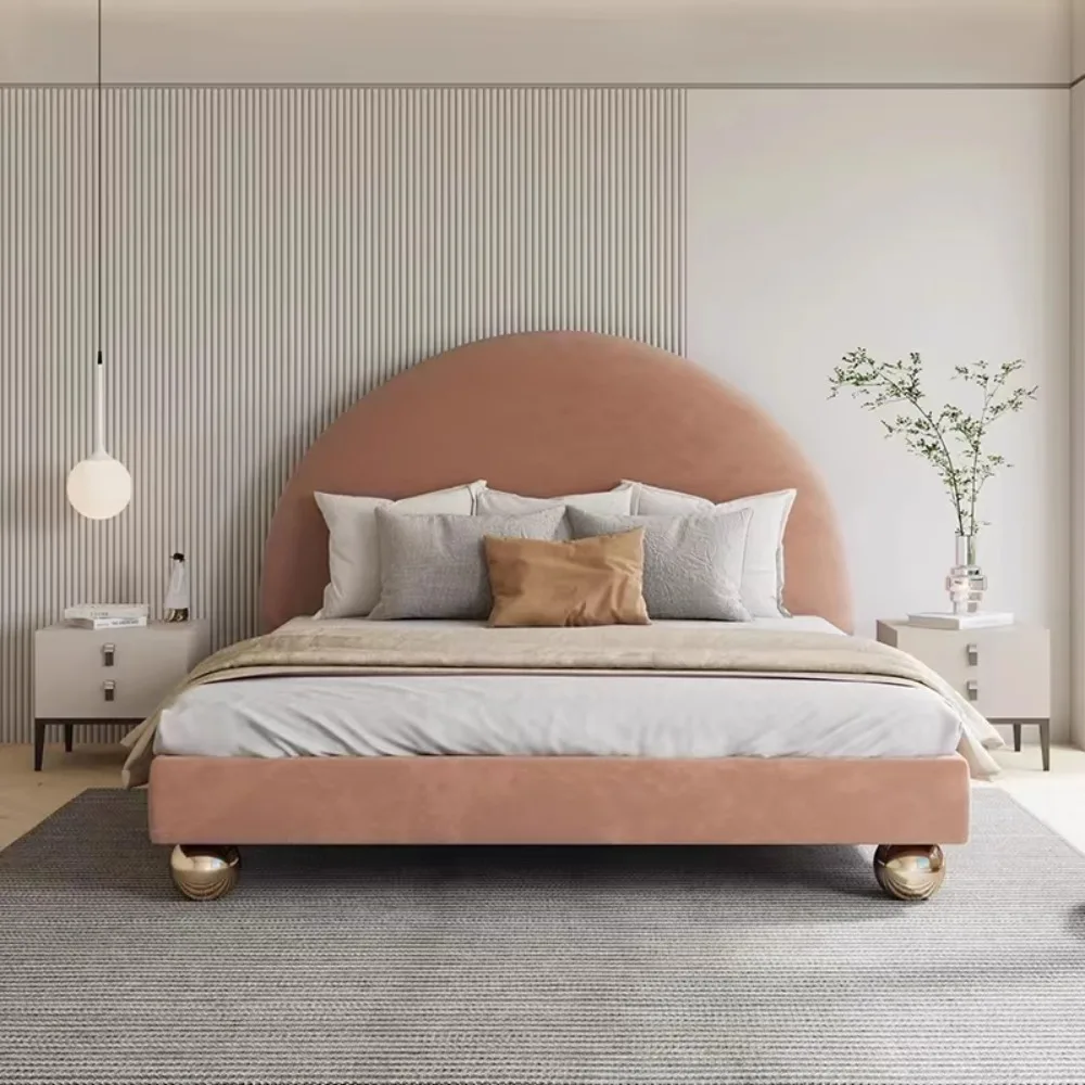 

Queen Size Metal Beds Frames Minimalist Modern King Size Upholstered Bed Single Sleeping Camarotes Para Dormitorio Furnitures