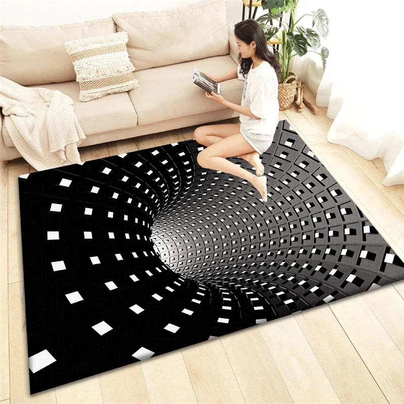 Alfombra de estilo colorido 3D para niños, sala de estar, dormitorio, alfombra de cocina, alfombra de dormitorio para niños, decoración de la habitación, arte infantil