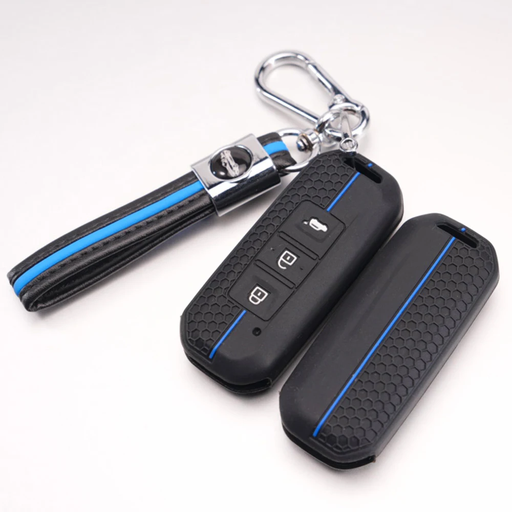 Key Case Cover With Chain For Chevrolet Captiva Turbo Groove Blazer Enjoy Optra For Baojun 510 560 730 RS-5 Secure Grip Slim Fit