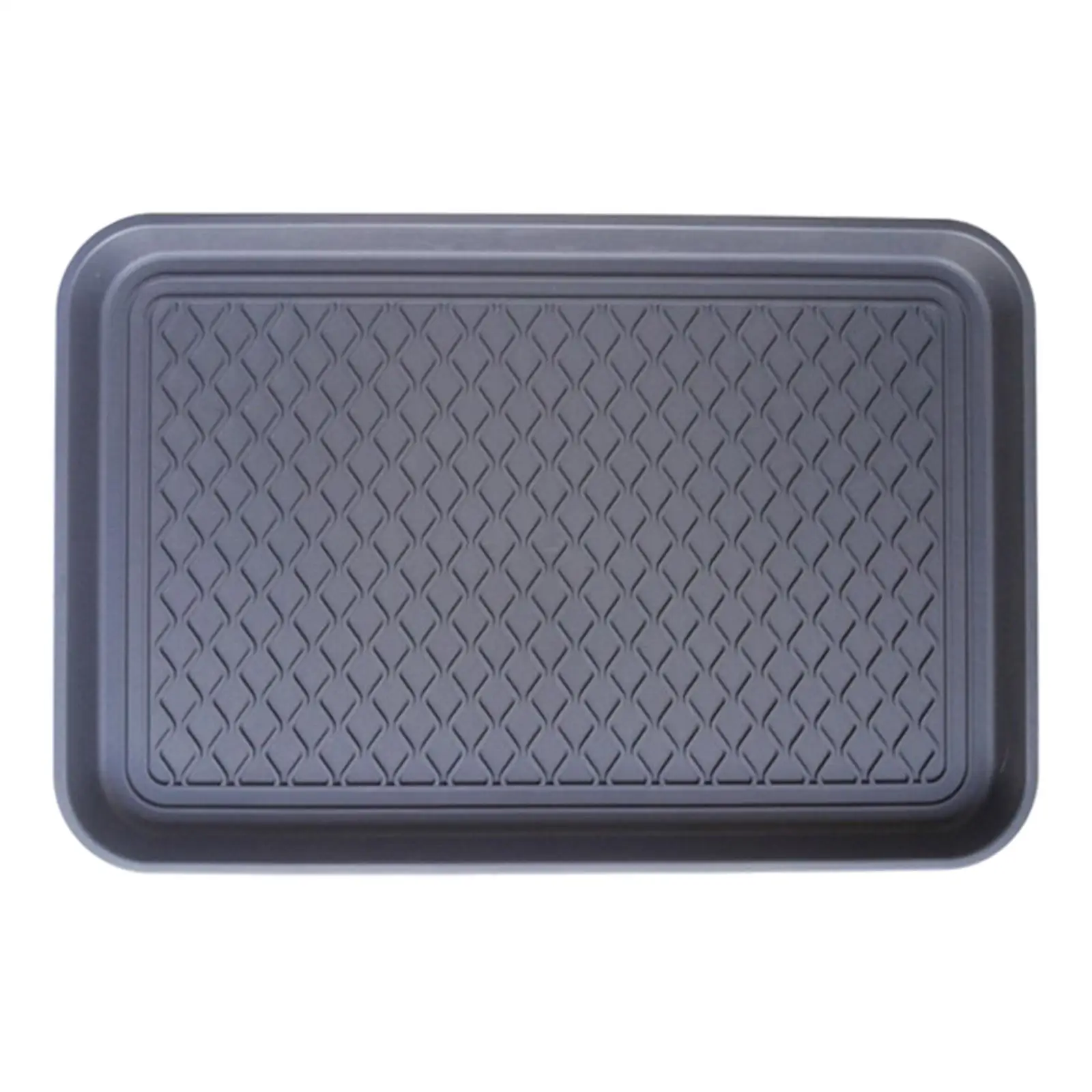 Raised-Edge Plastic Boot Tray, Size Options