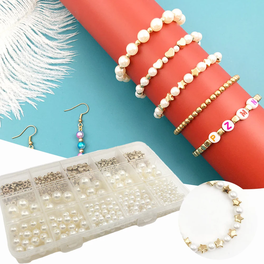 Fashion Simple Bead Kits Stylish Beaded Bracelets Making Accessories For Home Deecorations