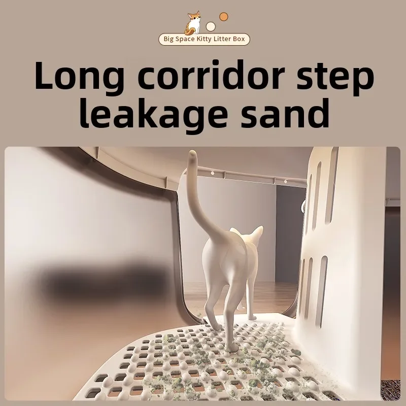 Supplies Cat Litter Box Kitty Litter Box Pet Items Cat Toilet Training Kit Cat Toilet Box Big Litter Sand Basin Лоток Для Кошек