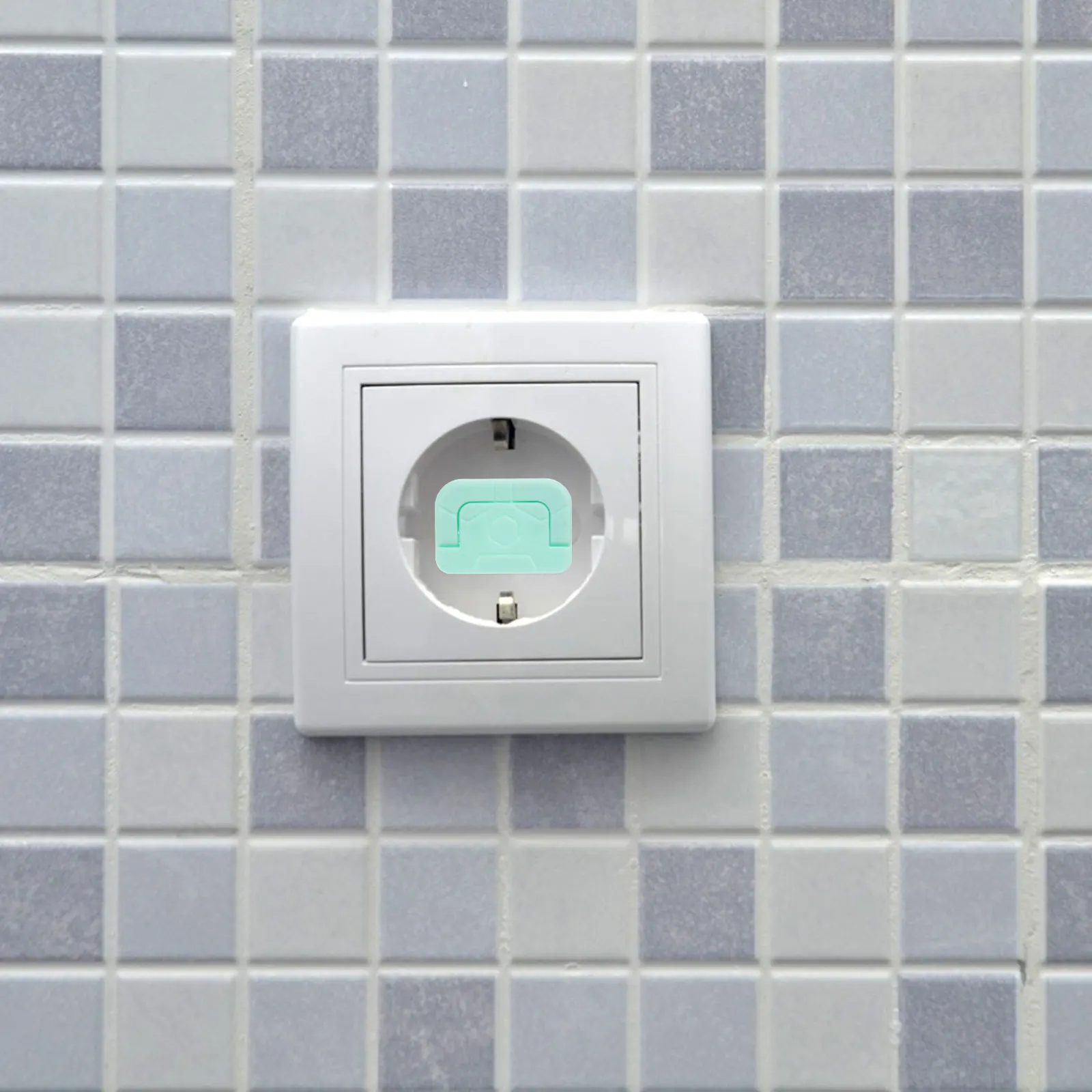 

18pcs Socket Protective Sleeves Durable Flame Retardant Abs Kids Electric Shock Prevention Home Use Jack Plugs Socket