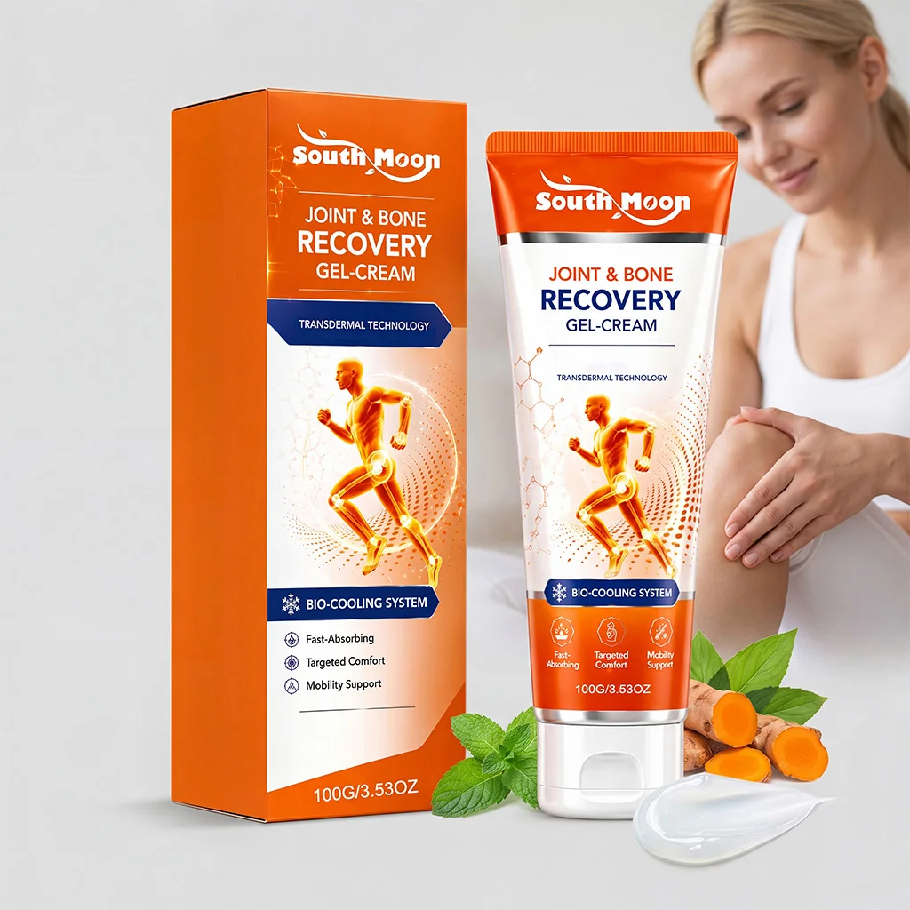 South Moon Cooling Joint Gel Cream For Body Areas Alleviates Stiff Pain Feeling Gentle Skin Soothing Moisturizer Deep Hydration
