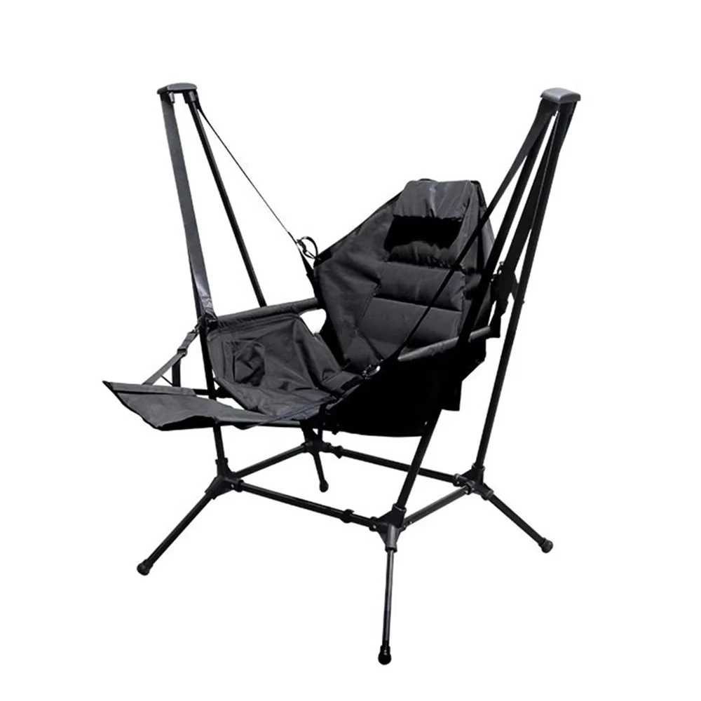 150kg load capacity Swing rocking chair Outdoor camping lounge chair beach chair