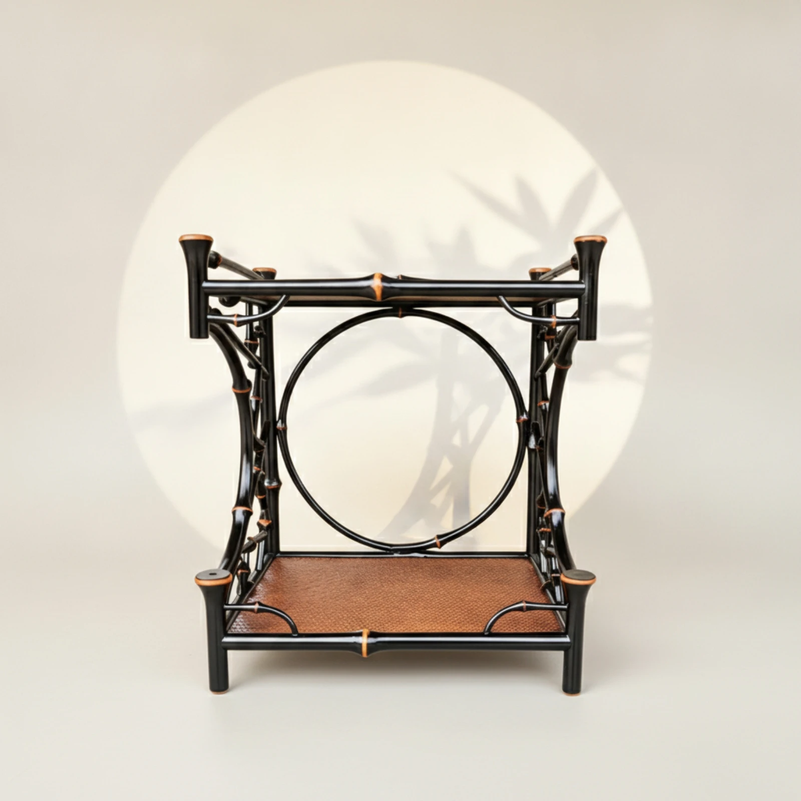 Bamboo Display Rack Chinese-Style Tea Table Rack Tea Organizer Compact Holder Space-Saving for Collectors, Living Room