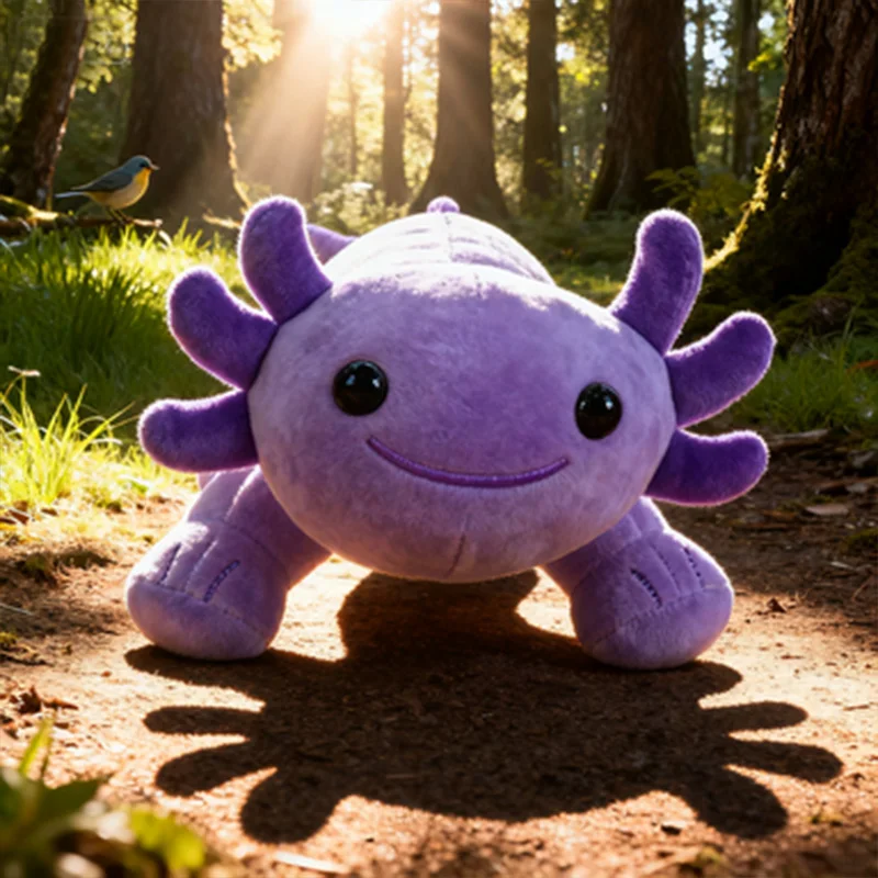 25cm Kawaii Kreskówkowy Salamander Axolotl Pluszowa Zabawka Maskotka Pluszaki Lalka Prezent Urodzinowy dla Dzieci Dekoracja Pokoju