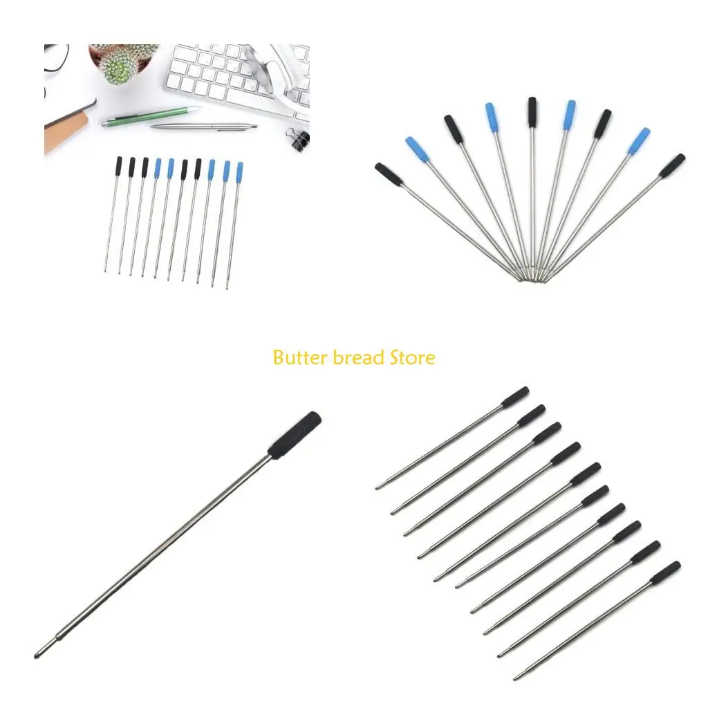 w89c-Синие-черные-стержни-для-шариковой-ручки-—-металлическая-конструкция-115-мм-наконечник-1-мм-чернильные-стержни