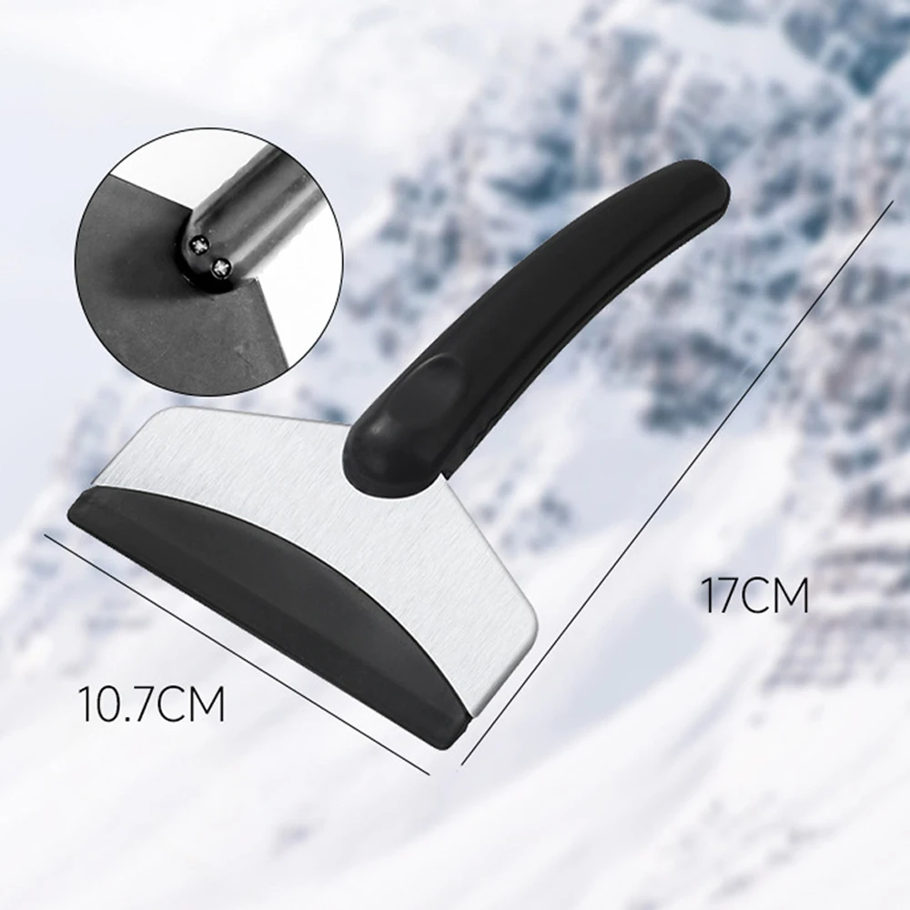 Car Ice Scraper Windshield Ice Breaker Quick Clean Glass Brush Snow Remover TPU Tool Auto Window Winter Snow Brush Shovel