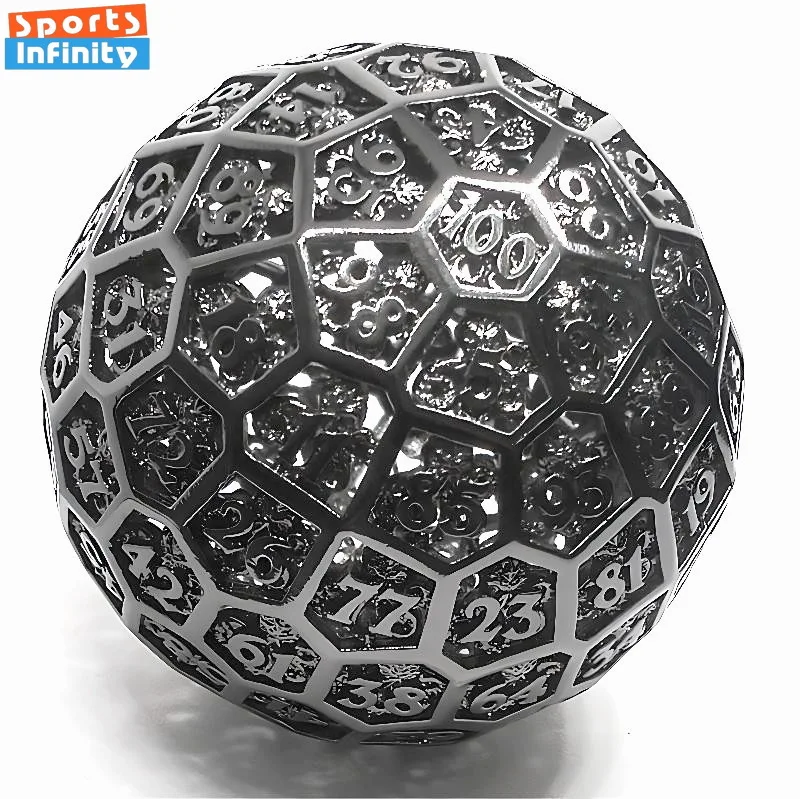 100 Sided Metal Number Dice D100 Hollow Running Group COC TRPG Dnd Board Game Dice Party Entertainment Dnd Dice Digital Dices