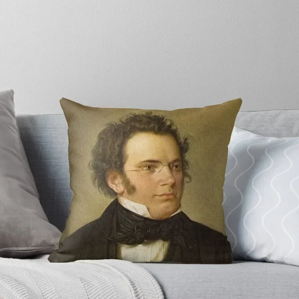 

Schubert Throw Pillow Custom Cushion Photo ornamental pillows luxury covers Plaid Sofa pillow