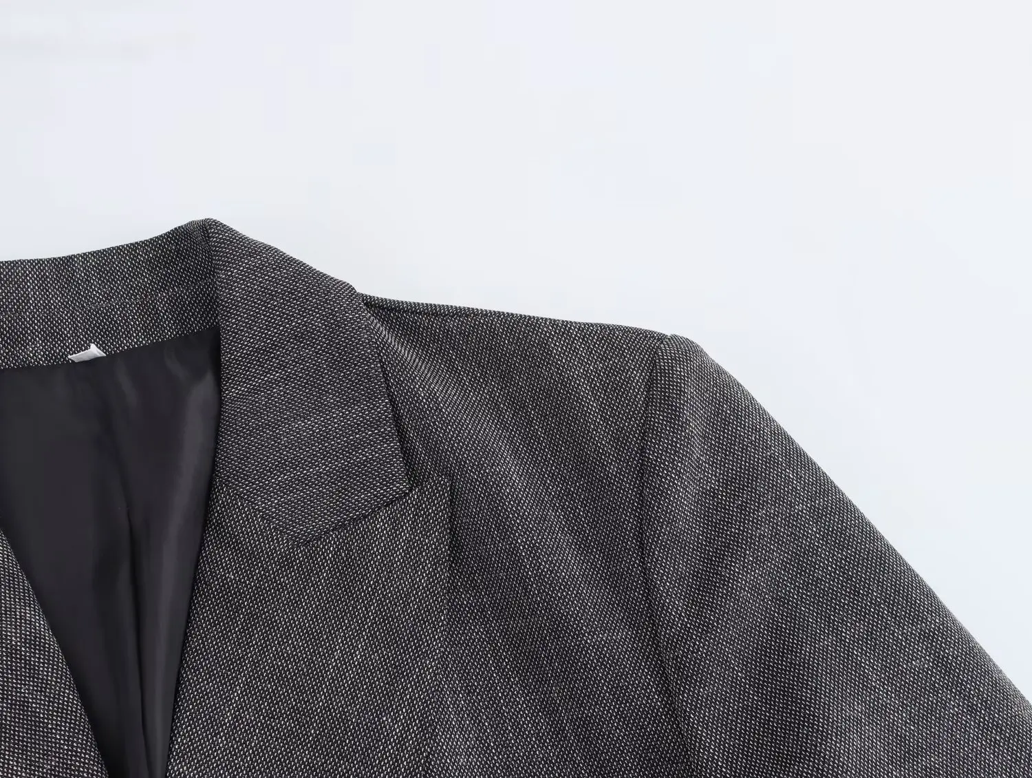 Cross-border early autumn new product temperament women's clothing with shoulder pads and double-breasted commuter style blazer