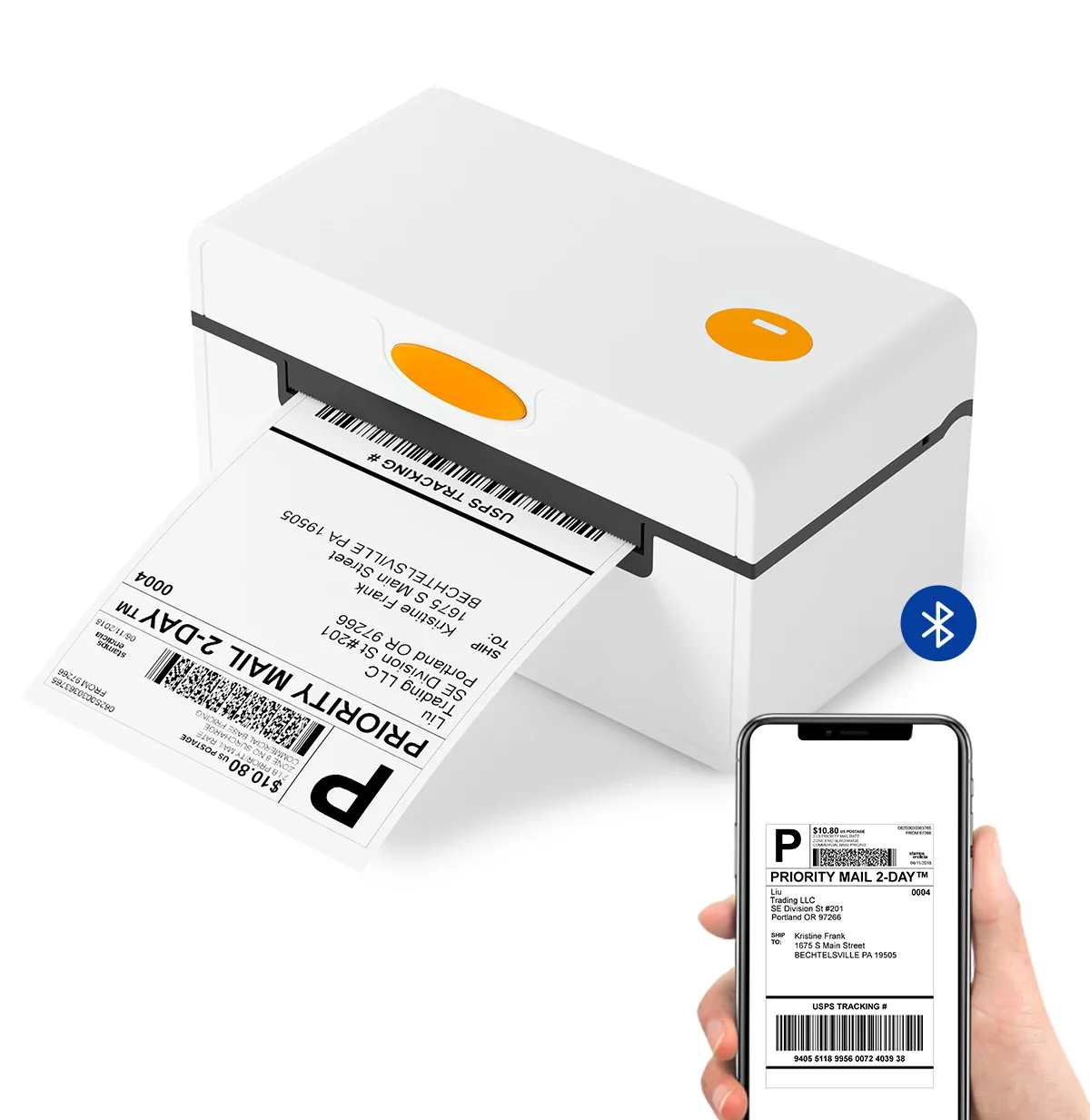 Express Printer Thermal Label Printer Bluetooth Express Electronic Surface Sheet Printing Barcode Label