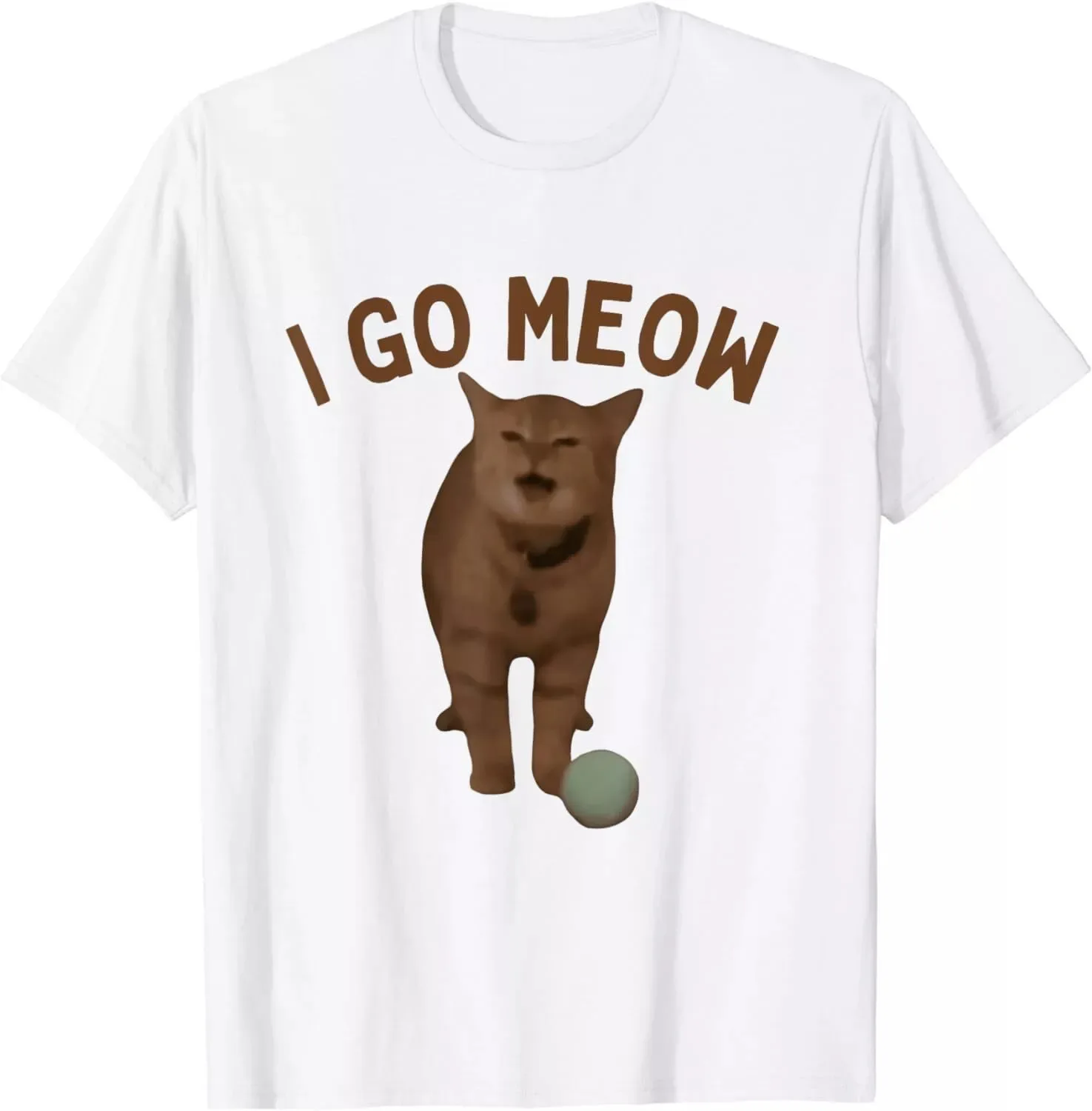 I Go Meow Cat Funny Cat Lover t-shirt taglia S-5XL