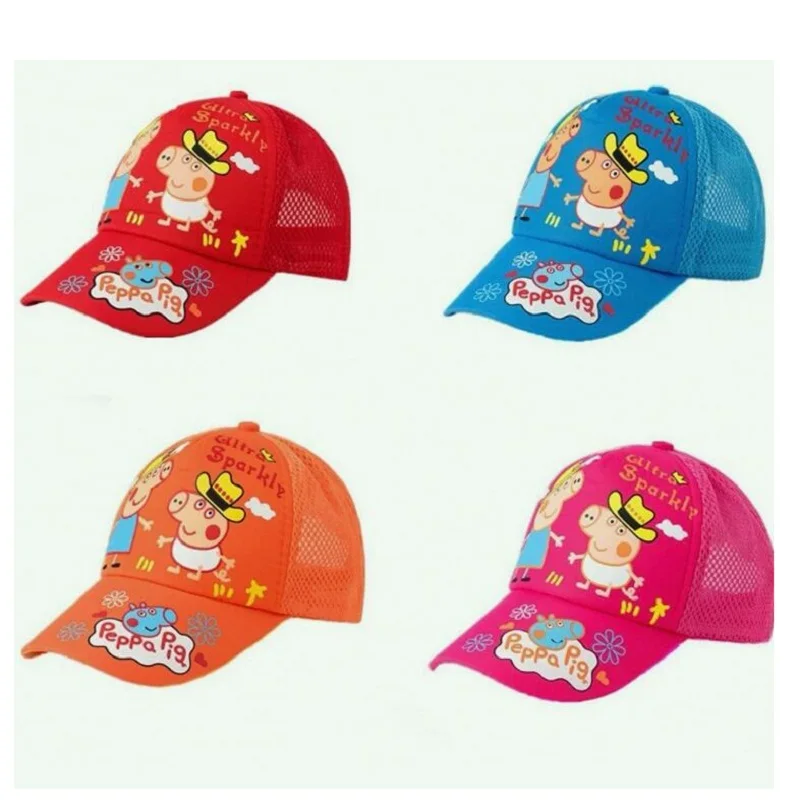 Peppa Pig 3-9 Years Old Baseball Cap Sun Cap George Sports Outdoor Hat Birthday Christmas Gift Children\'s Toys