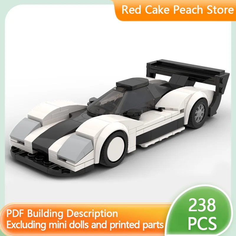 

Speed Racing Car Model MOC Building Bricks 01 WEC IMSA Le Mans Modular Technology Children Holiday Gifts Assemble Toys Suit