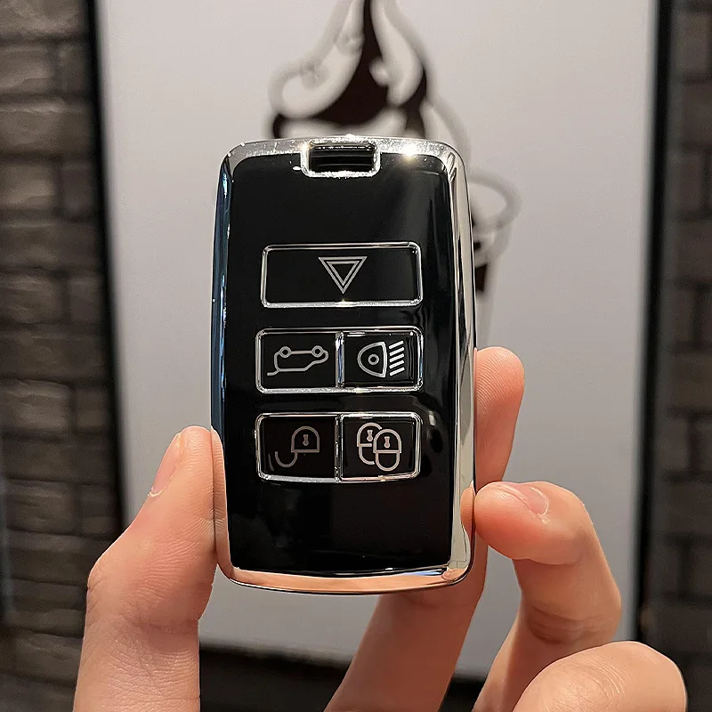 

For Land Rover Range Rover Sport Evoque Velar Discovery 5 Jaguar XE XF E-Pace F-Pace A9 A8 A9 X8 XJ XFL XJL Car Key Case Cover