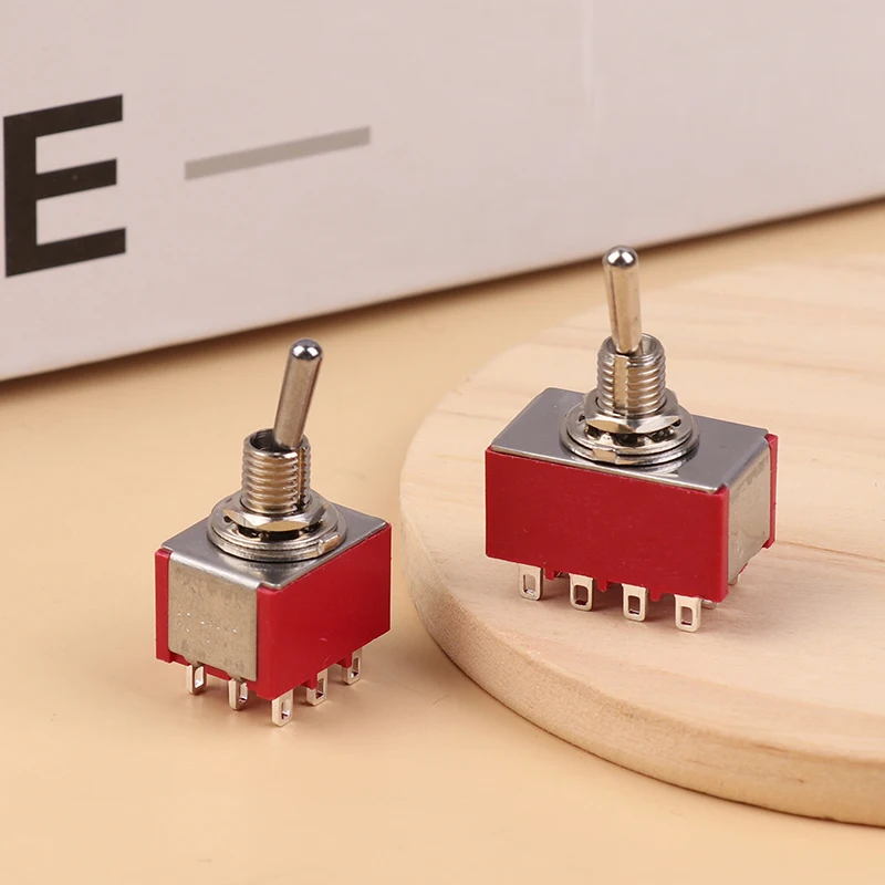 Toggle Switch Twist Button Shake Rocker Arm Toggle MTS-102 202 Sself-reset 2/3/6 Feet