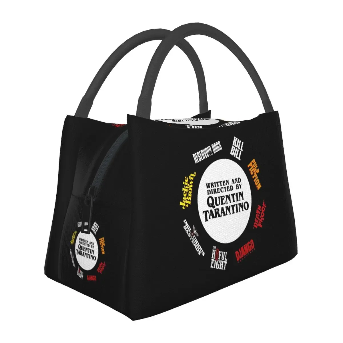 Quentin Tarantino Film Lunch Bags Insulated Bento Box Resuable Lunch Tote Picnic Bags Cooler Thermal Bag for Woman Children Work