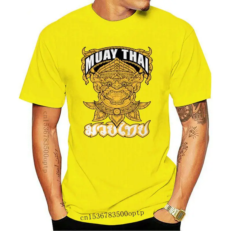 Hanuman muay thai fighter Short Sleeve Shirts O-Neck Men T Shirts Tee Shirt Design Classical Hombre DIY Special Tshirt