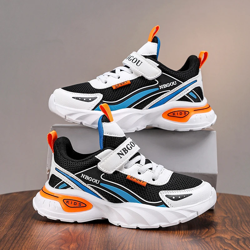

2025 Kid Casual Sneakers Children Sports Shoes Boys Girls Student Soft Sole Tennis Breathable Lightweight Hiking Shoes