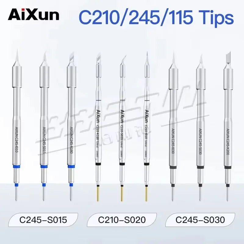 Aixun C210 C245 C115 Lötspitzen T12 Station-Griff für JBC T210 T245 T115 Original Sugon T26 T26D bleifrei T3A T3B Kit – Detail 1