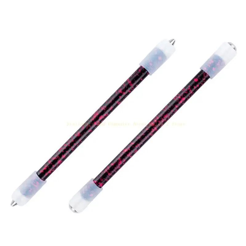 

Spinning Rotating Pen Flame Rolling Finger Rotating Pen Anti-slip Spinning Pen for Student Entertainment Unable to Write