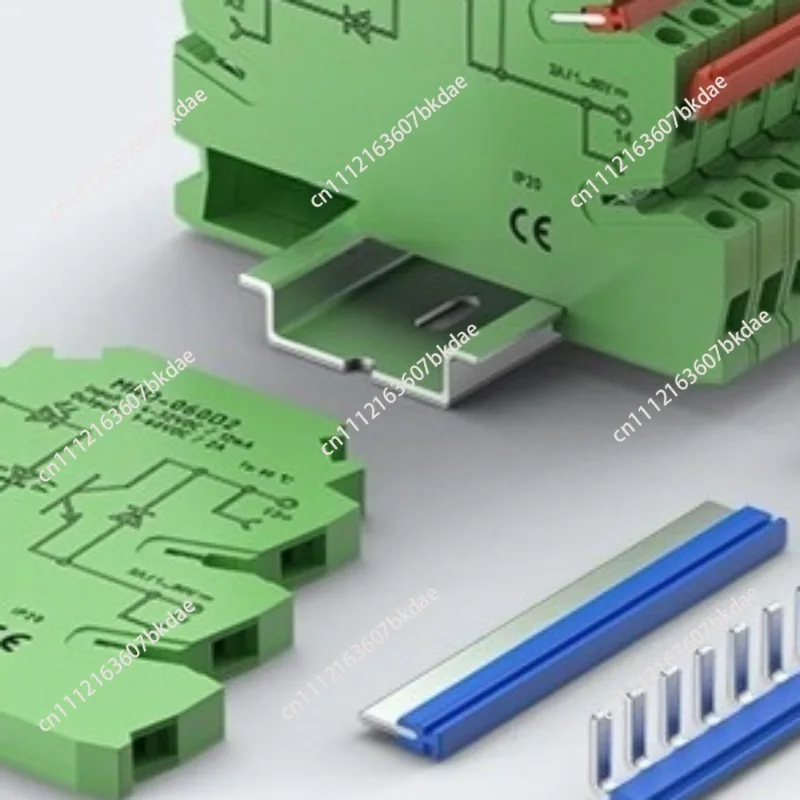 5PCS MRD-060D2 Innovative LED Indication 2A Input: 5V 12V 24V DC SSR Solid Sate Relay Interface DIN Rail Relay Module Switch