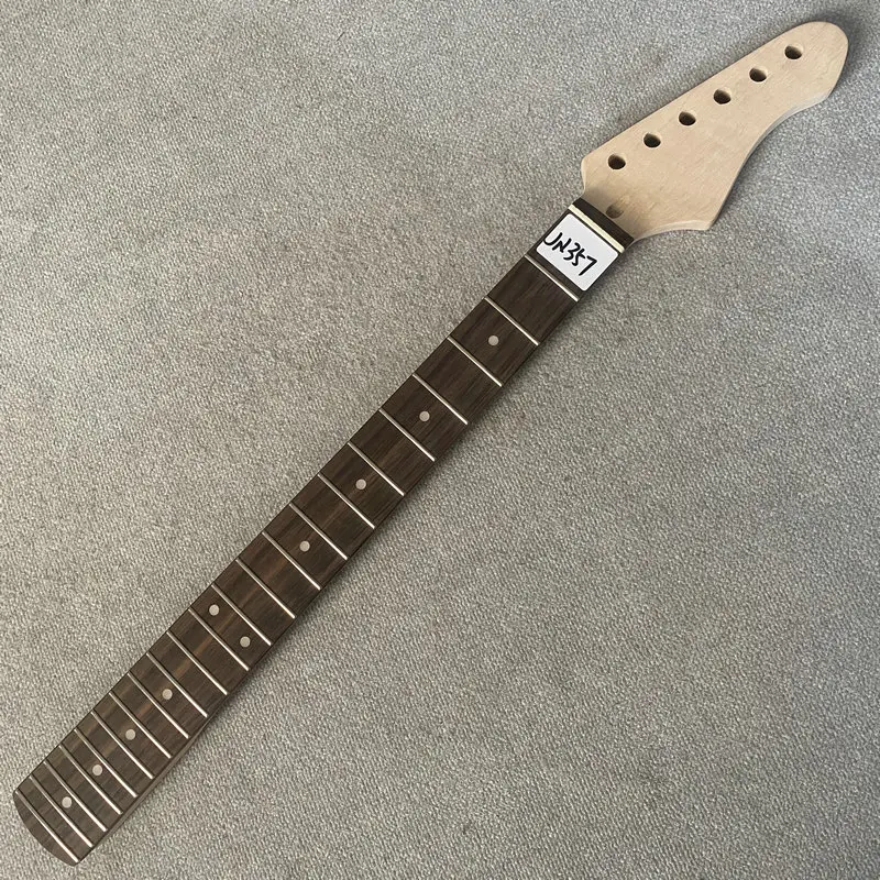 LN357 ST Electric Guitar Neck DIY Part - 22 Frets Right Hand Maple/Rosewood 648MM Scale Length - Guitar Building Kit