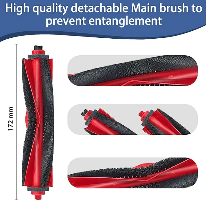 For Roborock Q10 PF/Q10 PF+/Q10 VF/Q10 VF+ Robot Vacuum Accessories Main Side Brush Filter Mop Cloth Dust Bag Replacement Parts