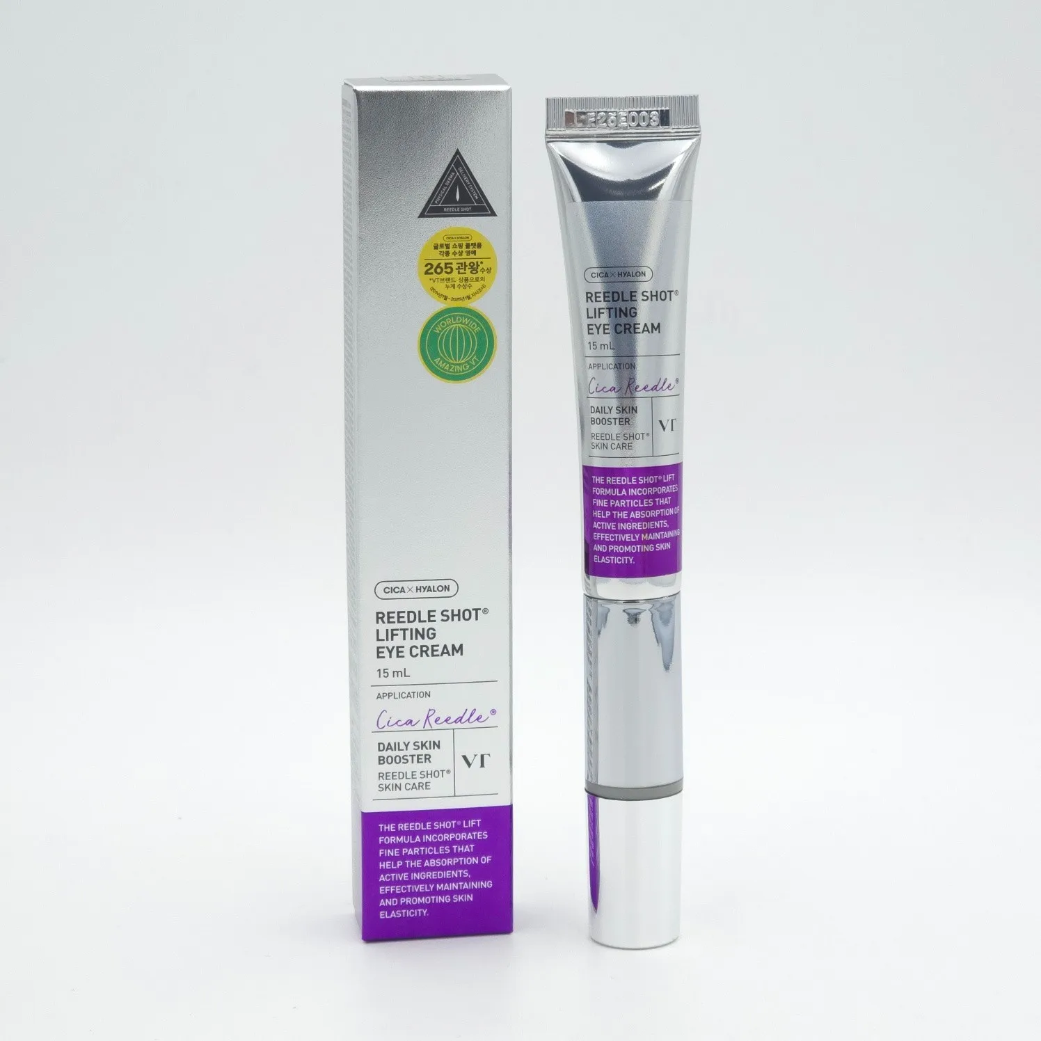 

VT Cosmetics Reedle Shot Lifting Eye Cream 15 мл Укрепляющий и увлажняющий крем для глаз K-Beauty