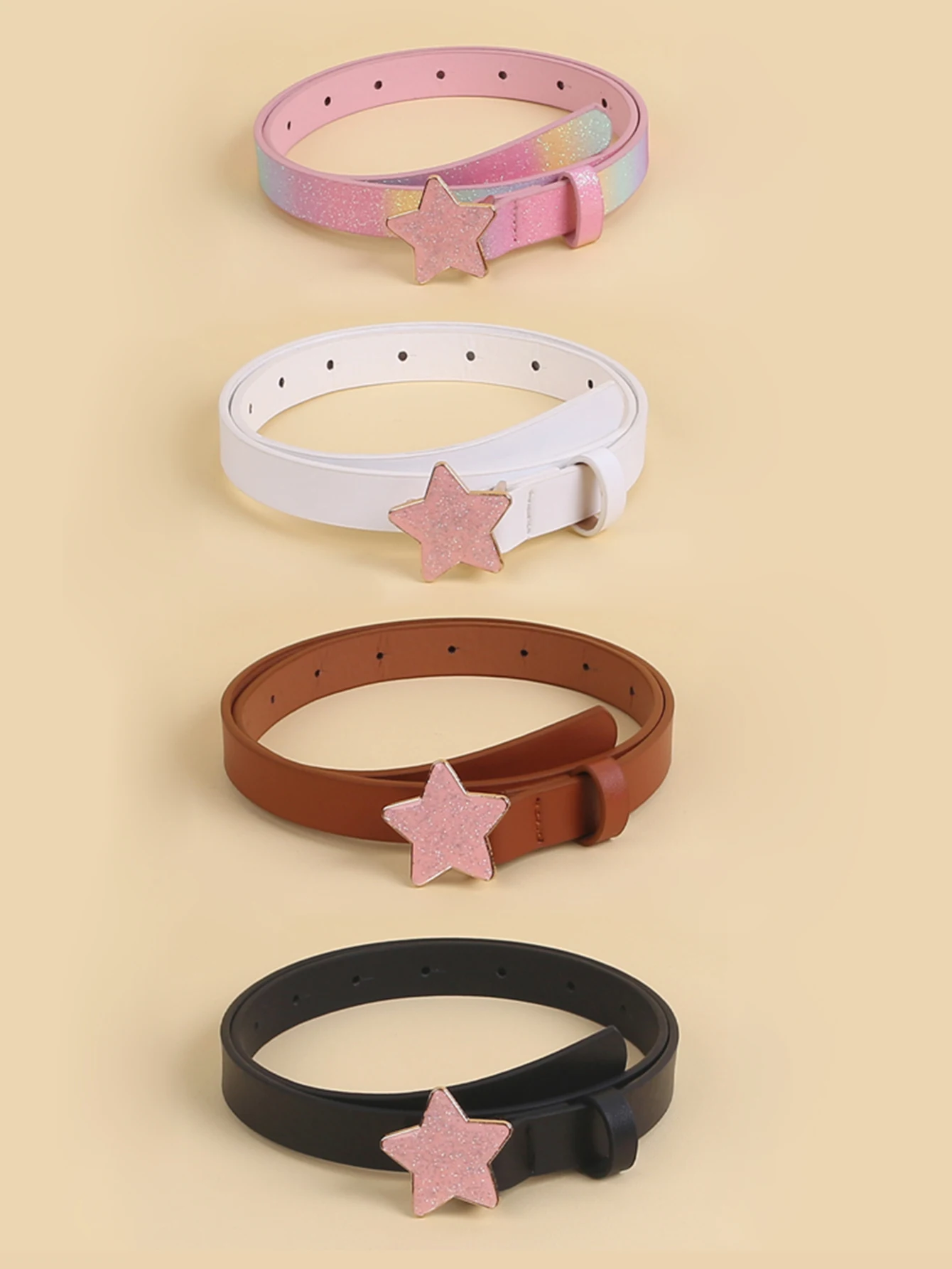 

Европейский и американский новый ремень с пряжкой в виде звезды, высококачественный ремень из искусственной кожи, джинсовое платье, облегающий ремень