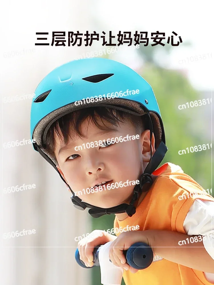 Roller skating protective gear set kneepad scooter helmet skating bike balance car girl anti-fall man