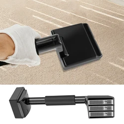 Carpet Stretcher Knee Kicker Metal Knee Kicker with Tilting Teeth Adjustable Length Non Slip Handle Easy to Operate Knee Kicker