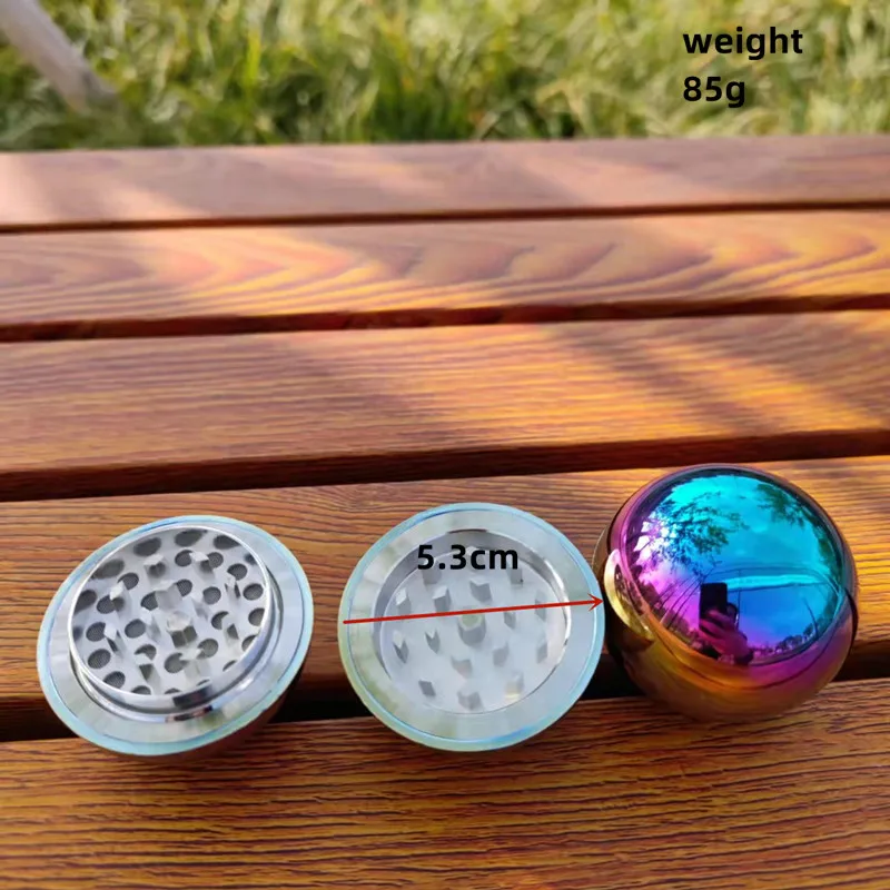 Colorful Ball Type Grass Grinder Tobacco Crusher Smoke Accessories